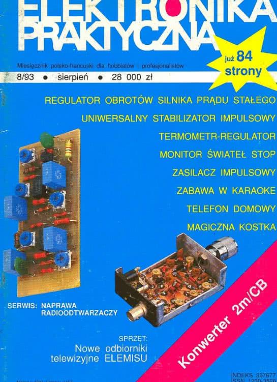 Elektronika Praktyczna Sierpień 1993