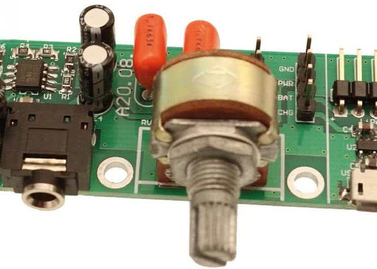 Miniaturowy wzmacniacz słuchawkowy HP_Amp_TDA1308