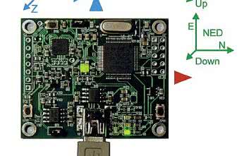 STEVAL-MKI063V1. Przykład oprogramowania akcelerometru i magnetometru LSM303DLH