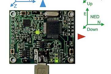 STEVAL-MKI063V1. Przykład oprogramowania akcelerometru i magnetometru LSM303DLH