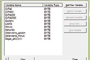 FlowCode i E-blocks. Przykładowy projekt zegarka z wyświetlaczem LED. cz. 5