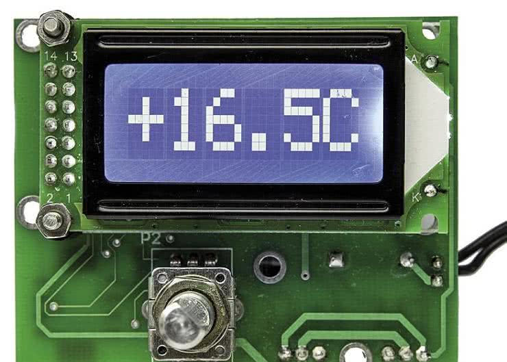 Zegar z termometrem. Przykład aplikacji we FlowCode