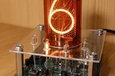 Zegar Nixie z jedną lampą