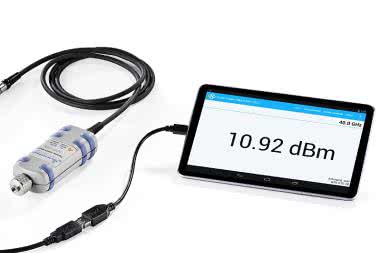 Aplikacja miernika mocy w.cz. dla tabletów i smartfonów z systemem operacyjnym Android 4.0