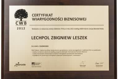 Lechpol z kolejnymi wyróżnieniami