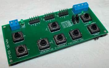 Generator 3-kanałowy. Dla sterowników silników krokowych AVT-1682 i AVT-5358/1