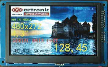 Wyświetlacz z systemem plików