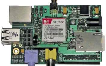 RaspbPI_GSM. Płytka z modemem GSM dla Raspberry PI