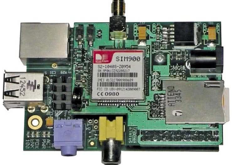 RaspbPI_GSM. Płytka z modemem GSM dla Raspberry PI