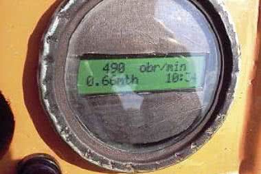 Obrotomierz elektroniczny do ciągnika rolniczego