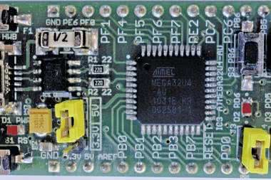 ATmega32U4-DIPMOD. "Breakout board" dla mikrokontrolerów AVR ATmega16U4/32U4