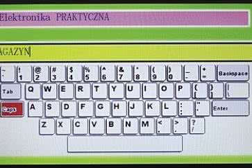 Wyświetlacze graficzne DWIN. Klawiatura alfanumeryczna. cz. 2