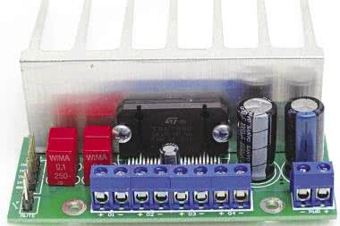 PAmp_TDA7388. Wzmacniacz mocy audio 4×20 W/4 &Omega;