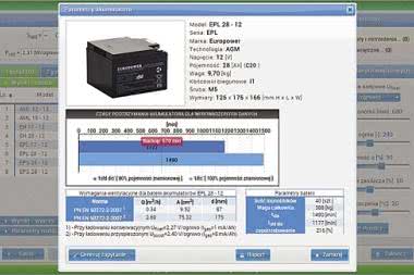 iPDA. Interaktywny Program do Doboru Akumulatorów