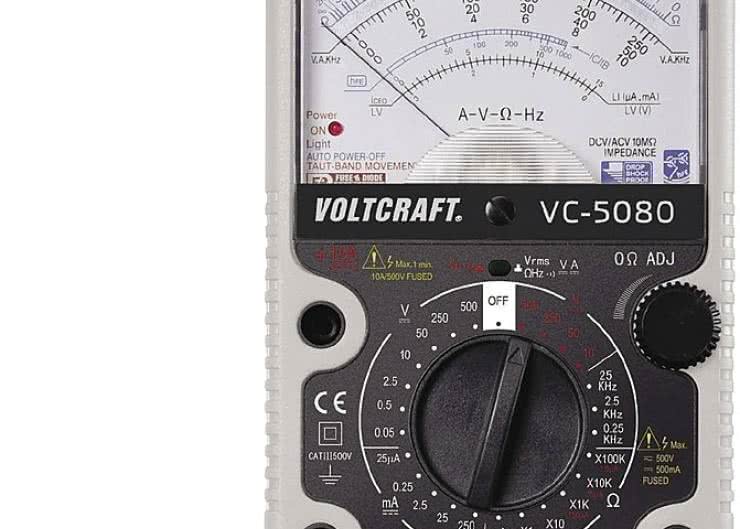 Multimetr analogowy Voltcraft VC-5080