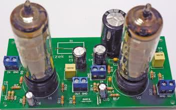 Stereofoniczny przedwzmacniacz lampowy zasilany niskim napięciem