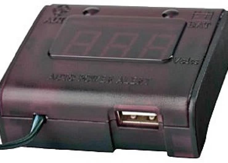 Novitec APM3 - wskaźnik napięcia akumulatora samochodowego do gniazda zapalniczki