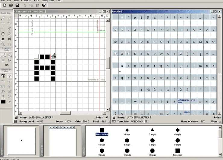 PixeLab - fabryka fontów. Projektowanie czcionek ekranowych w systemach mikroprocesorowych