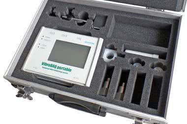 VibroDAQ Portable - wyważanie bez całkowania na stanowisku pracy