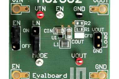 Miniaturowy konwerter DC-DC Buck współpracujący z akumulatorem Li-Ion