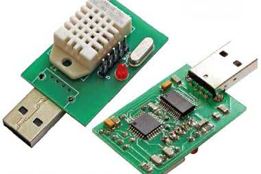 Termometr z higrometrem USB