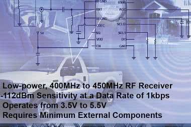 Superheterodynowe odbiorniki OOK/ASK na pasmo 400...450 MHz
