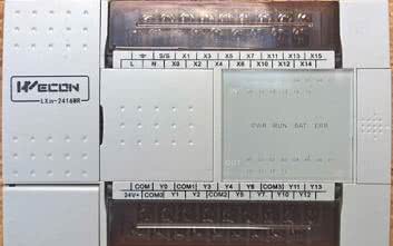 Sterownik PLC Wecon LX3V-1412MR i panel HMI LEVI700EL