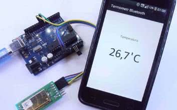 Termometr z interfejsem Bluetooth