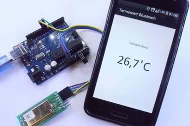 Termometr z interfejsem Bluetooth