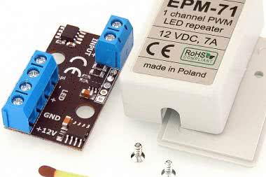 Miniaturowe wzmacniacze dla oświetlenia LED