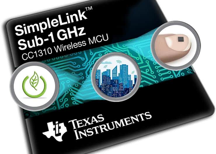 Mikrokontroler CC1310 do systemów łączności SimpleLink w paśmie 1 GHz