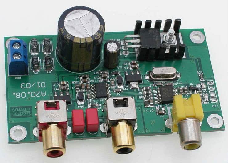 Przetwornik audio DAC z układem PCM5102A