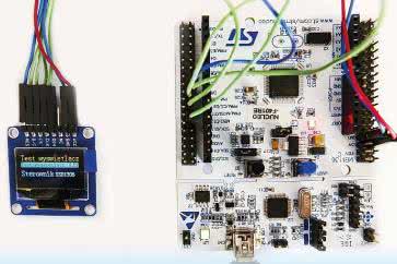 Obsługa wyświetlacza ze sterownikiem SSD1306