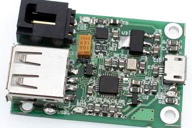 Miniaturowy hub USB z interfejsem UART