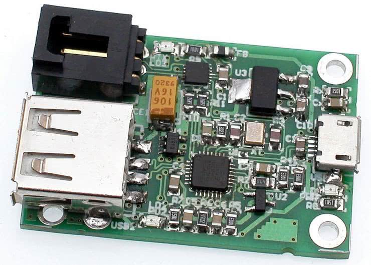 Miniaturowy hub USB z interfejsem UART