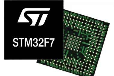 Mikrokontrolery Cortex-M7 z dużą wewnętrzną pamięcią i kontrolerem TFT-LCD