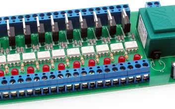 Moduł załączający z triakami