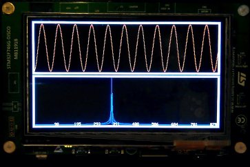 Podstawy programowania STM32F746G-DISCO (3). Jak zbudować oscyloskop z FFT z użyciem STM32F746G-DISCO