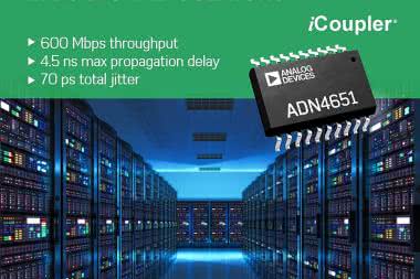 ADN4650, ADN4651 - izolatory LVDS o dużej przepustowości