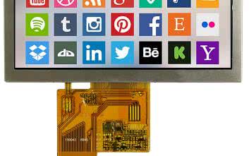 Małe, panoramiczne wyświetlacze TFT-LCD