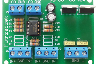 Desymetryzator audio