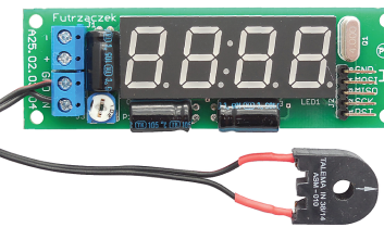 Licznik czasu pracy wyzwalany za pomocą przepływu prądu