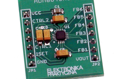 ADM8845 - sterownik/zasilacz 6 białych LED - ROZDANE