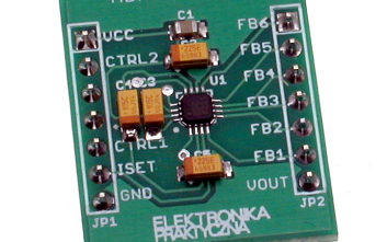 ADM8845 - sterownik/zasilacz 6 białych LED - ROZDANE