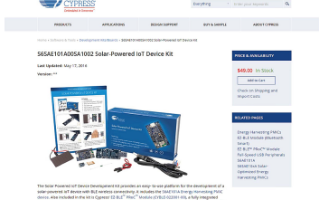 Zestaw uruchomieniowy IoT od firmy Cypress