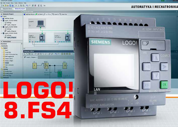 Siemens LOGO! 8.FS4 - nowe możliwości ósmej generacji LOGO!