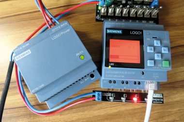 Przykładowa aplikacja LOGO! 8. Cyfrowy termometr z sygnalizacją przekroczenia progów