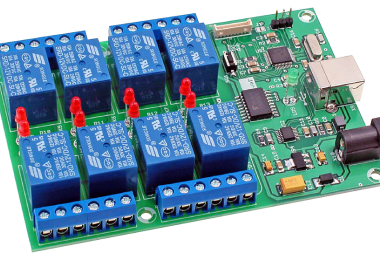 Sterownik-timer z 8 przekaźnikami