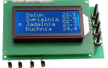 4-kanałowy termostat z alarmem