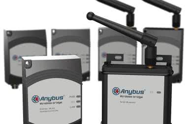 Anybus Wireless Bridge zapewnia sprawdzoną łączność bezprzewodową między sieciami przemysłowymi Ethernet
